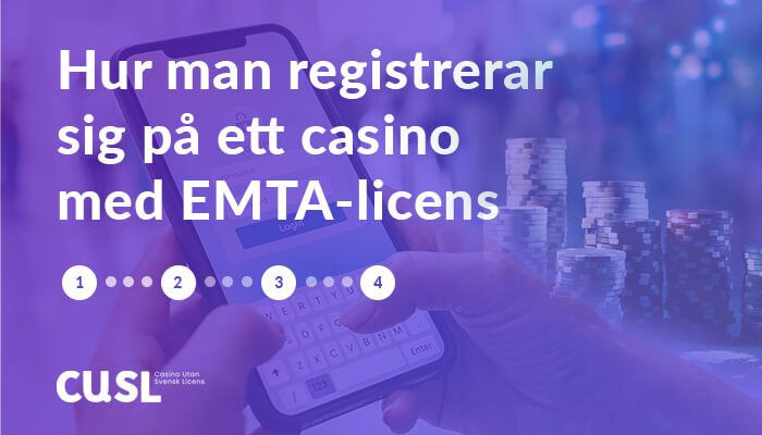 Registrering på ett EMTA-casino