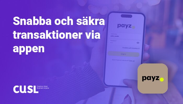 Betala med Payz appen hos ditt utländska casino