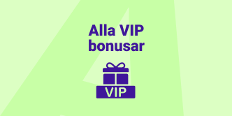 Alla VIP bonusar utan svensk licens